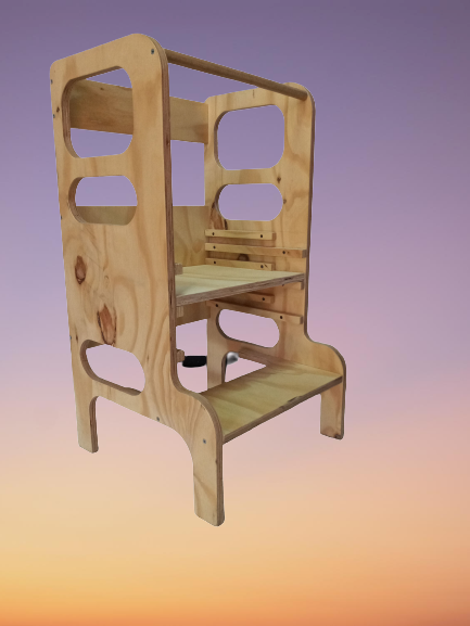 Torre de Aprendizaje 3 Niveles Montessori – Diseño Par – Fabricación,  Diseño de Muebles